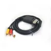 1.8M/6ft Audio Video AV With Three RCA Plug Composite Cable for X-box 360 Slim