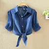 キシェムの女性のシャツBlousesストライプのブラウスBlusas Mujer韓国の女性トップスBlusas Y Plusサイズの服4XL Camisa Mujer 210518