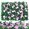 Fiori decorativi ghirlande da 60 cm per la parete del fiore fai -da -te forniture per la parete di seta peonie rosa decorazioni a fila arti