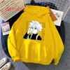 Anni '90 Hunter X Hunter Killua Zoldyck Devil Eye Stampa Anime Felpe con cappuccio da uomo unisex streetwear Kawaii Hisoka Felpa Manga Felpa con cappuccio maschio H0909