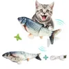 Elektronik Pet Kedi Oyuncak Elektrikli USB Şarj Simülasyon Balık Oyuncaklar Köpek Kedi Için Çiğneme Isırma Sarf Malzemeleri Dropshiping 211122