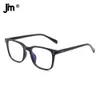 JM Hommes Femmes Carré Bleu Lumière Blocage Lunettes de Lecture Vintage Loupe Dioptrie Presbyte