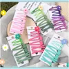 Gummibänder Schmuck Schmuck7 Teile/satz Blume Haarnadeln Chic Candy Farbe Clips Für Mädchen Mode Solide Party Kinder Grip Kopfbedeckung Drop Lieferung