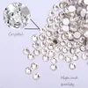 Dekoracje grafiki paznokci 14400pcs w pakiecie luzem Whole Flatback LT Sapphire Non Fix Glitter Rhinestones SS3-SS20 dla H1052279J