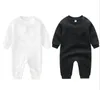 Spring Autumn Baby Boys Girls Long Sleeve Rompers Sp￤dbarn Bomull Tecknad bj￶rn Jumpsuits S￶ta sm￥barn