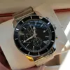 Top sell fashion mens watch chronograph quartz movement lifestyle waterproof ocean watches good quality stainless steel mesh strap290K