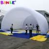 10x8x6m white waterproof oxford giant inflatable stage cover arch style dome tent open air roof canopy for concert or wedding party events