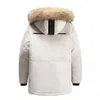 Утолщенные мужские пуховики с меховым воротником, теплая парка -30 градусов, мужские повседневные белые пуховики на утином пуху, зимнее зимнее пальто 210927