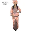 Robes africaines pour femme bazin riche broderie design longue robe # LB063 210408