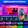 5m 10m 5050 RGB LED -remsljus Inget vattentätt diodband 5m flexibelt LED -band med Adapterir Remote eller BluetoothCompatible W228236685