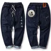 Jeans di grandi dimensioni M-8xl Plus Pantaloni da uomo stile cinese Pantaloni lunghi da uomo militare in cotone larghi 9 colori da uomo