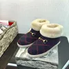 European and American designer snow boots Martin desert bo ots leather rough wear-resistant velvet platform winter shoes size 35-40