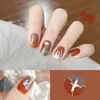 5D Crystal Fashion Nail Stickers 14 pcs Tips Environmental Glister Shining Girls Nails Decals Wholesale Manicure Tools