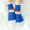 Chaussettes De Noël Père Noël Flocon De Neige Elk Bas De Bande Dessinée Coton Bébé Garçons Filles Chaussette Xmas Party Gift BT6682