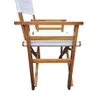 미국 주식 가든 세트 접이식 의자 나무 감독 의자 2pcs / 세트 Populus + 캔버스 A50
