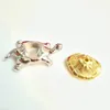100st Snail Turtle Crab Shape Portable Rökelse Censer Stickhållare Stativ Tea Kultur Meditation Härlig Heminredning