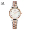 Shengke Brand Luxury Bracelet Women Watch Gift Rosegold Wristwatch regalo para diseño original Reloj Mujer 210616