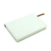 Notizbücher A5 Sublimationszeitschriften mit doppelseitigem Klebeband Thermaltransfer Notebooks DIY White Blanks Faux Leder Journal A02