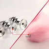 Nxy Anal Sex Toys 3PCS Съемный из нержавеющей гладкой стали стыковой вилки Секс-игрушки для простаты Массажер Взрослые Игры хвост партии косплей хвост BDSM 1123