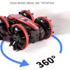 est High-tech Remote Control Car 2.4G Amphibious Stunt RC Double-sided Tumbling Driving Children's Electric Toys for Boy 220315
