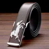 Designer Belts Leather for Men Buckle Fancy Vintage Jeans Plate 220125