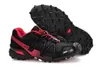 2021 Speed ​​Cross 3 Cs Chaussures de course en plein air Mâle Camo Rouge Noir Femmes Sports Sneakers Entraîneurs Crosspeed C34