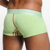 Underbyxor Fashion Underkläder Boxers Shorts för män Sexig Andningsbar Gay Penis Pouch Men's Boxer Trunks Soft Male Panties