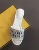 2021 Kvinnor Designers Flat Slides Sandals Bottom tofflor Platform Alfabet Lady High4011294