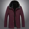 도착 겨울 코트 고품질 양모 두꺼운 트렌치 코트 남성, 남성 양모 재킷, 플러스 사이즈 M-4XL 211011