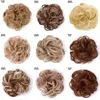 Synthetic Bun Extensions Curly Messy Bun Hair Scrunchies Elegant Chignons Wedding Hair Piece for Women and Kids
