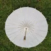 Китай Японский бумажный зонтик традиционный зонтичный бамбуковый рамка деревянная ручка свадебные зоны белые искусственные зонтики 40 60 см. Диаметр