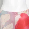 Drukuj Patchwork Ołówek Spodnie Dla Kobiet Wysokiej Talii Streetwear Slim Spodnie Kobiet Letni Moda Styl 210521
