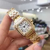 22 mm Panthere WJPN0016 W4PN0007 WJPN0008 Fashion Lady Watchs Swiss Quartz Womens Watch White Dial Gold Case Gold Diamond Bezel Steel B2252
