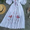 ZOMER JURKシフォンボルドゥレンVROUWEN BOHEMIAN LANGE JURKEN SJERPEN BOOG KWASTJE VESTIDOS A-LIJN ROBE FEMME 210521