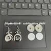 Noosa Chunks Metal Earrings Dangle Charms Earring DIY Jewelry Ear Drop with 18MM Snap Buttons and Sublimation aluminum sheets1831979