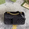 2021 spring new chain Single Shoulder Messenger Bag Handbag women designer small messenger Title sewn velvet classic recommendation