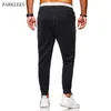 Splice Zipper Kontrast Kolor Belki Spodnie dresowe Męska Moda Casual Streetwear Spodnie Męskie Bawełniane Joggers Spodnie 210524