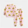 Garçons Filles Pyjamas Ensembles Épaissir Automne Hiver Flanelle Pijamas Enfants Corail Polaire Dessin Animé pour Enfants Pijamas 211130