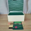 Hot selling de alta qualidade perpétuos relógios caixas verdes cartão caixa original bolsa para presidente cosmógrafo 116500 126610 GMT 126710 126711 Assista relógios de pulso