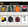 Hommes Mode Tops Polaire Hoodies Hip Hop Zipper Hoodies Vert Sweats Hommes À Manches Longues Chemise Automne Capuche Sweat Slim Fit 210603