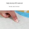 Infant Shining Folding Baby Paly Mat for Kids XPE Crawling Mat 200X180X1CM Non-Slip Foam Portable Big Size Kids Carpet Playmat 210402