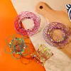 Wiele zmian Mandala kosz na kwiaty magiczny pierścień przepływu Fidget zabawki ręcznie kolorowe żelazne pętle drut środek antystresowy zabawna gra na palec