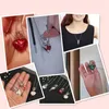 Pendant Necklaces 1PC Glass Memorial Urn Cremation Necklace Ash Case Holder Keepsake Jewelry