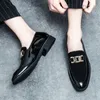 Casual Schuhe neue Männer Fashion S Leder Herren Kleidungslaibers Moccasins Hochzeit Italiener Trend F Dre Loaer Moccain