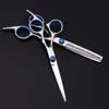 Saç Makas ZQZQ 6 inç Kesme İncelandırma Aracı Paslanmaz Çelik Salon Kuaförlük Makasları Düzenli Düz Diş Bıçakları