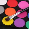 Masques de fête Palette de peinture pour le visage à base d'eau 15 couleurs Kit de peinture corporelle sans danger pour les enfants pour Halloween ou maquillage de Noël