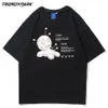 T-shirt pour hommes Malédiction Poupée Imprimer Été À Manches Courtes Tee Hip Hop Surdimensionné Coton Casual Harajuku Streetwear Top T-shirts Vêtements 210601