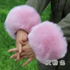 Five Fingers Gloves Faux Fur Imitation Wrist Guard Women's Cuff 38color Choose