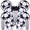 Wegwerp Dinware Football Schrijf voetbaljongen Verjaardagsfeestje Cup Plaat servies Sets Baby Shower Decoration Supplies Ballon Set