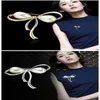 Bow Rhinestone Flower es For Women Large Bowknot Brooch Simple Fashion Jewelry Wedding Pin Corsage Accessories